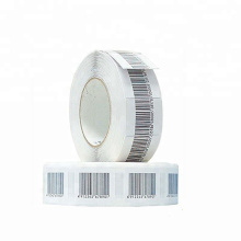 8.2 mhz barcode alarm sticker paper soft label